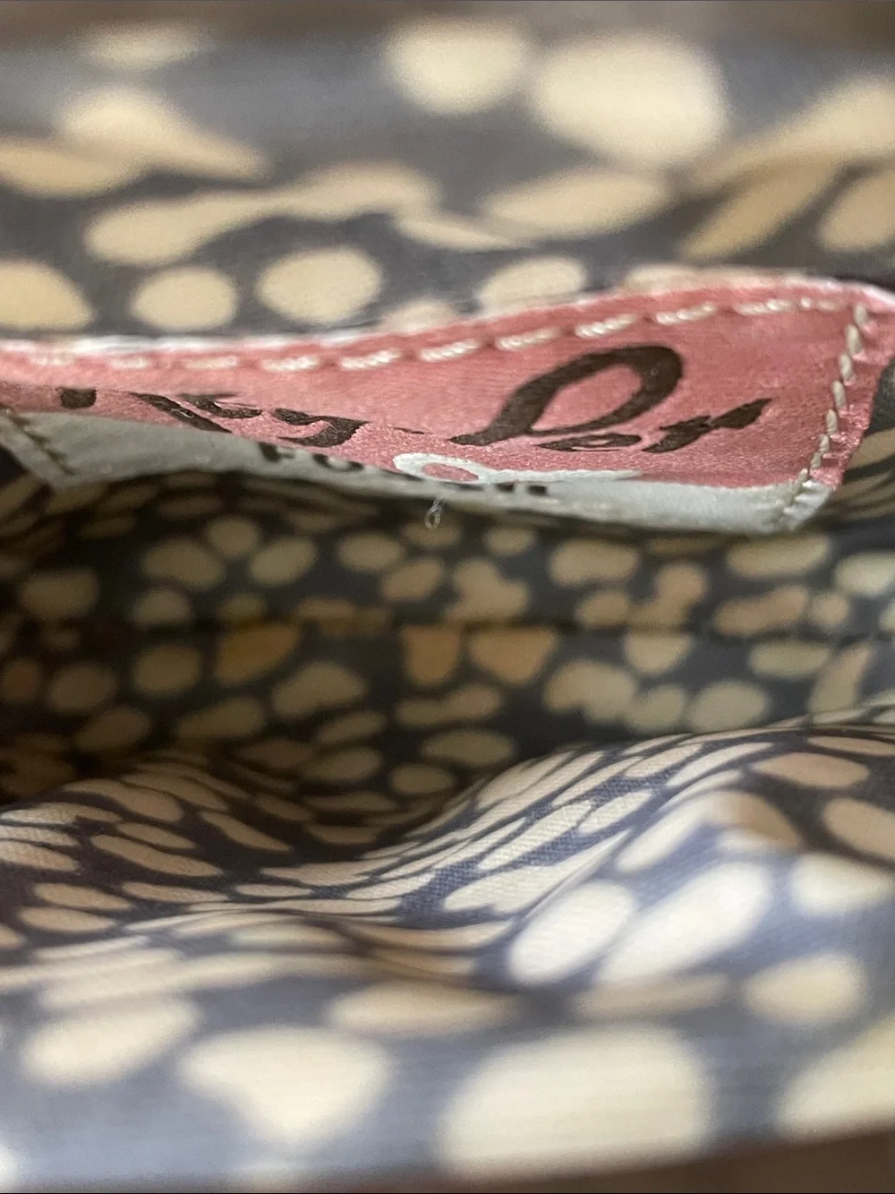 Fossil Key-Per Coated Canvas Kiss-lock Coin Purse